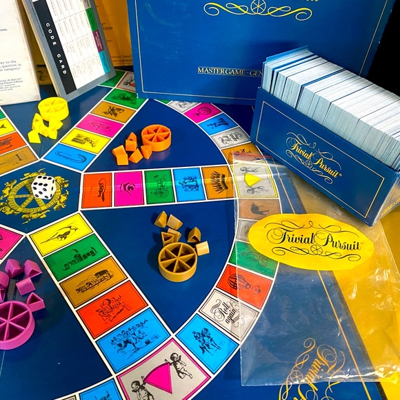 TRIVIAL PURSUIT VTG 1981 MASTER GAME GENUS EDITION ORIGINAL GAME COMPLETE - Picture 3 of 10